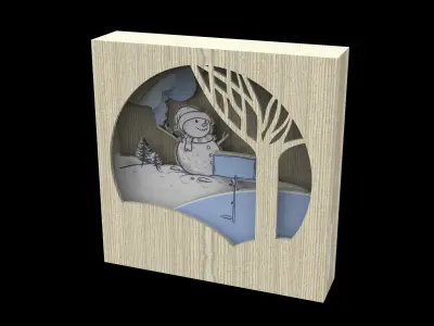 Gift box 3D model