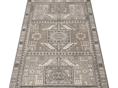 Rug Set 1509 3D model
