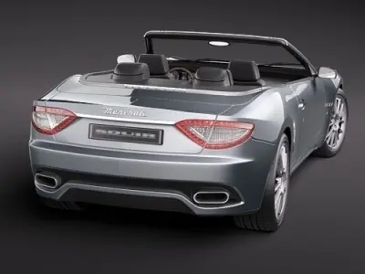 Maserati GranCabrio 2011 3D model