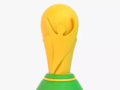 Trophy fifa world cup 3D model