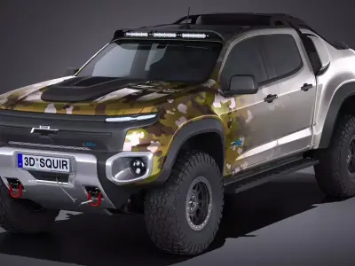 Chevrolet Colorado ZH2 CG 2017 3D model