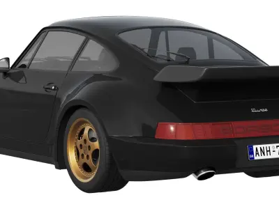Porsche 911 964 Turbo 1993 3D model