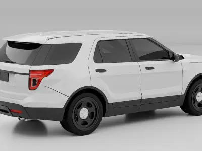 American SUV Car 3D model