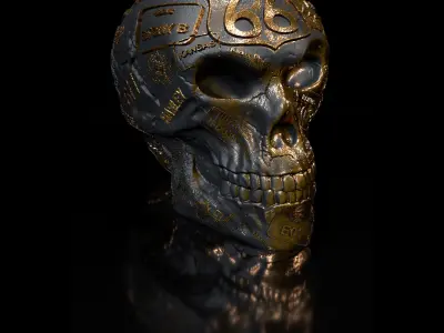 3-Pack- 30 Percent Skulls 3D print model