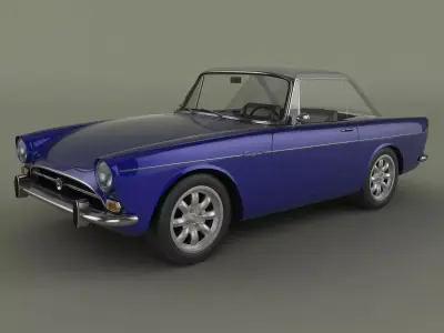 Sunbeam Tiger 3D model