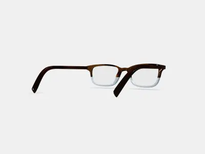 Oliver Low Bridge Fit Eyeglasses in Eastern Bluebird Fade 3D model
