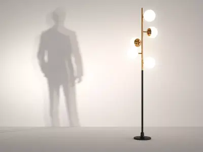 Cherries Floor Lamp Free 3D model