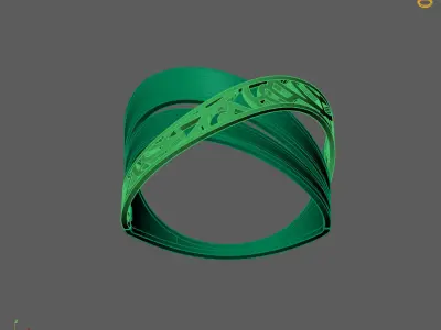 Women Plain Ring Ready STL 3DM Models Womens Rings 3D models 3D print model