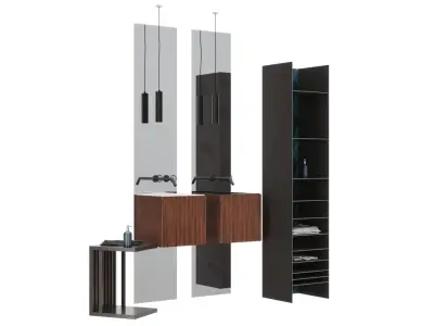 SALVATORI ADDA Square washbasin 3D model