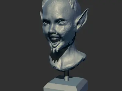 Head sculpture  vol 01 3D print model