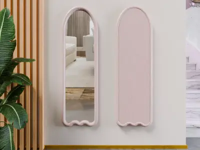 Barba modern full length mirror 3D model
