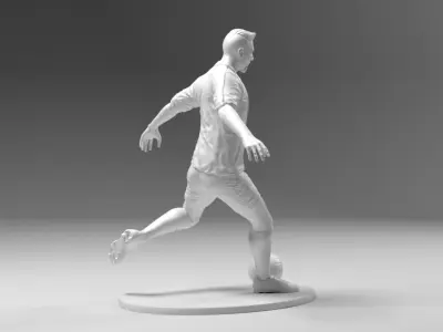 Footballer 03 Footstrike 07 Stl 3D print model