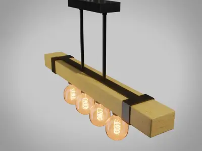 Ceiling Light 10 Low-poly 3D model
