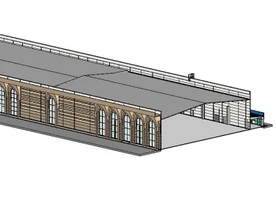 Public Building 01 3D model purchase