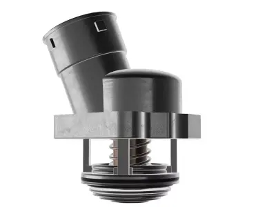 THERMOSTAT stainless steel valve 3D model