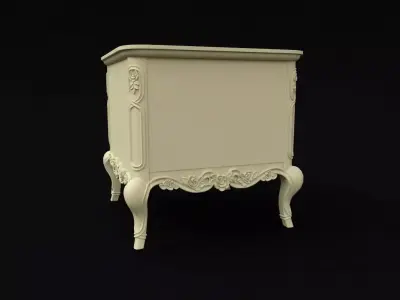 bedside table 3D model buy