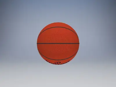Basketball ball Low-poly 3D model