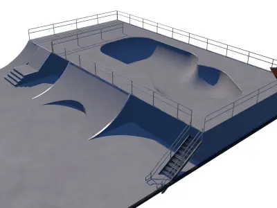 Skate park  3D model