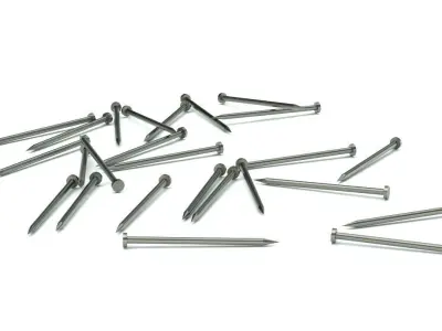 3d wire nail 3D model
