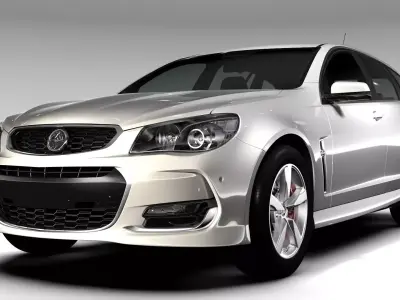 Holden Commodore SV6 Sportwagon VF Series II 2016 3D model