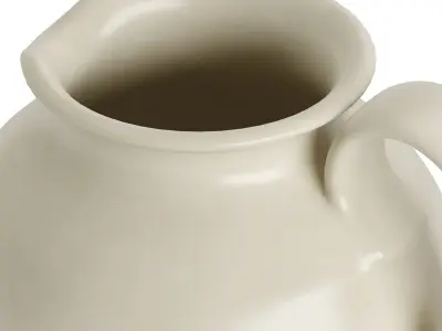 Cream Pitcher 3D model