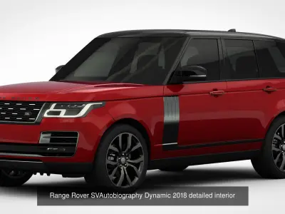 Range Rover Collection Vol 2 3D Model Pack