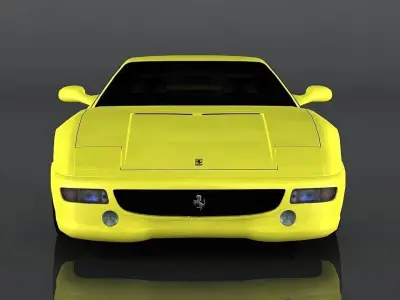 Ferrari F355 1994  Low-poly 3D model