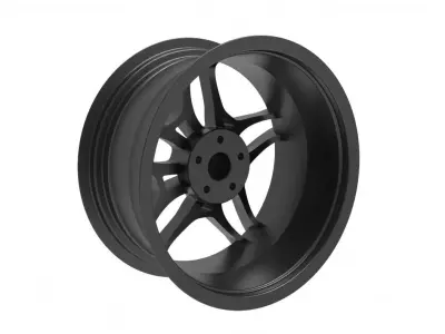 McLaren 720S front wheel rim 3D print model