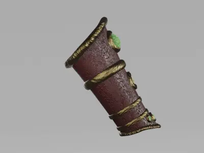 ArmGuard sword with stones 3D model
