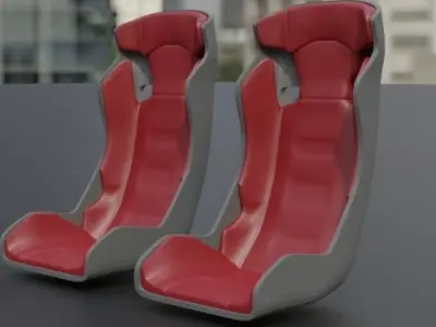 SPORTS SEAT 27F-1 3D print model