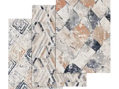 Rug Set 2396 3D model