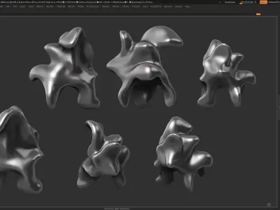 Modern Abstract Decorative sculpture 3d print model 3D print model shop