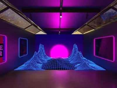  NFT Art Gallery 3D model