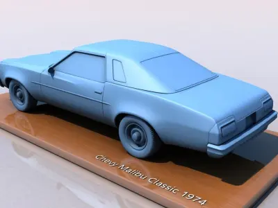 Chevy Malibu Classic 1974 3D print model