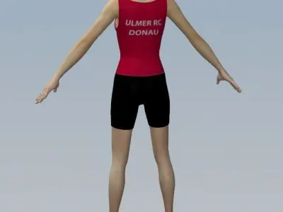 Sport Woman 3D model