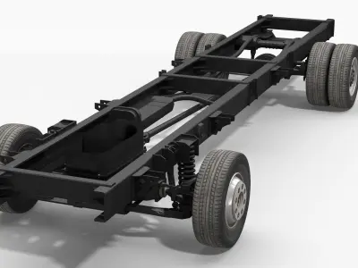 Truck Chassis 2x4 3D model