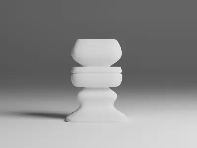 Decorative Abstract Modern Vases Free 3D model
