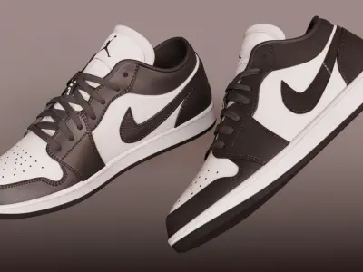 3D Model Nike Jordan Low Panda Low-poly 3D model