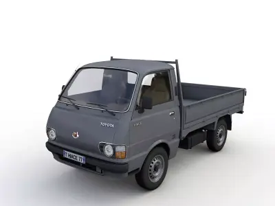 Toyota Hiace Pickup Truck 1977 3D model