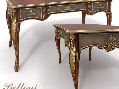 BUREAU LOUIS XV 3D model