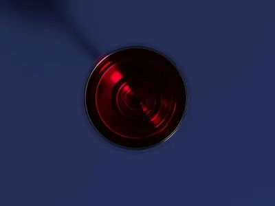 Drink Glass - Red Wine 3D model