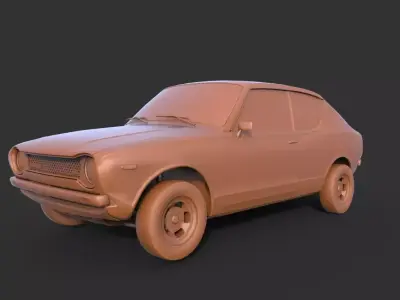 Datsun 100A  3D print model