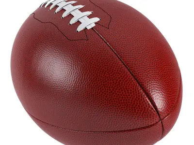 america football01 3D model