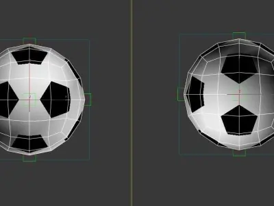 SPORT---SOCCER---Ball soccer ball Free low-poly 3D model