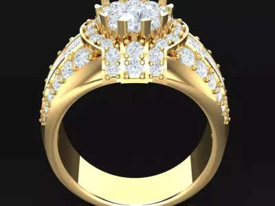 Luxury Men Rings Designs 5MR002 3D print model