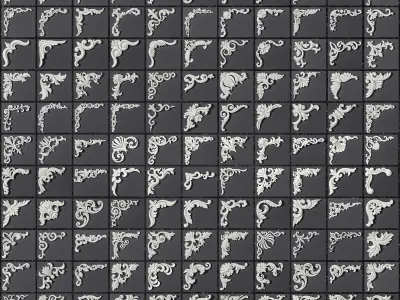 140 CORNER ARCHITECTURAL KITBASH - VOL 05 3D model