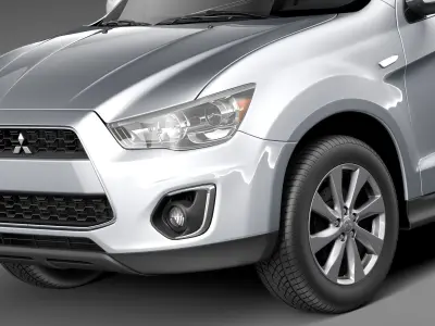 Mitsubishi Outlander sport RVR ASX 2013 3D model