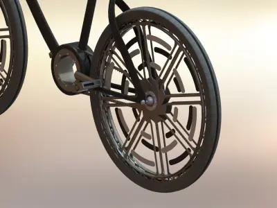 Stripes metal plate with holes 3D print model