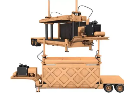 Car Crusher 3D model