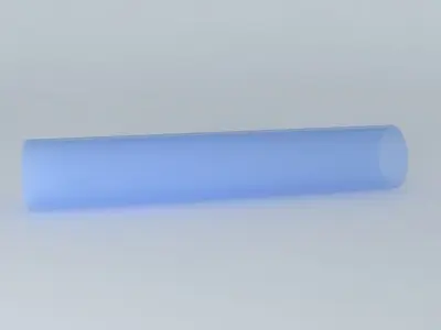 Glass Cylinder Tunnel Free 3D model
